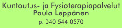 Kuntoutus- ja Fysioterapiapalvelut Paula Leppänen logo